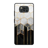 Tricolor Pattern Poco X3 Pro Glass Back Cover Online