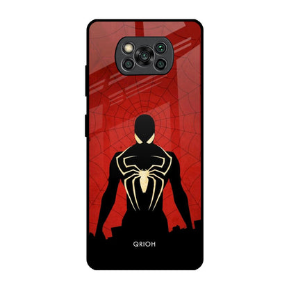 Mighty Superhero Poco X3 Pro Glass Back Cover Online