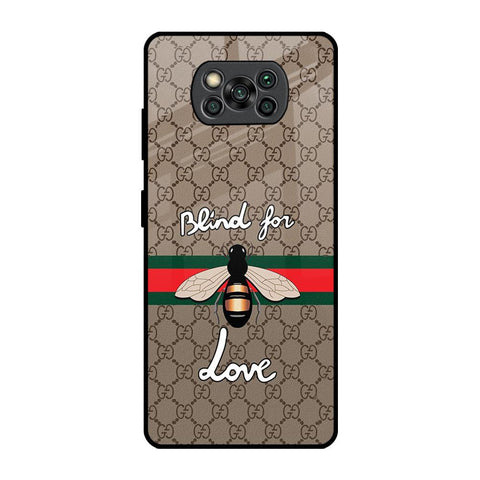 Blind For Love Poco X3 Pro Glass Back Cover Online