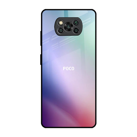 Abstract Holographic Poco X3 Pro Glass Back Cover Online