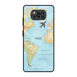 Fly Around The World Poco X3 Pro Glass Back Cover Online