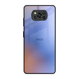 Blue Aura Poco X3 Pro Glass Back Cover Online