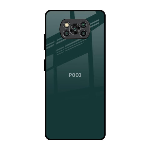 Olive Poco X3 Pro Glass Back Cover Online