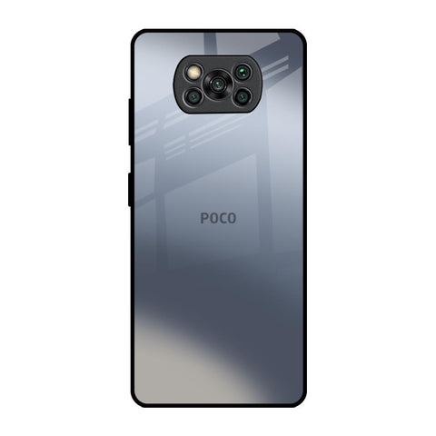 Space Grey Gradient Poco X3 Pro Glass Back Cover Online