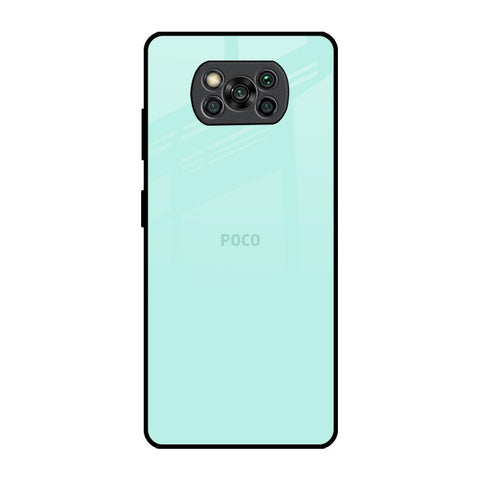 Teal Poco X3 Pro Glass Back Cover Online