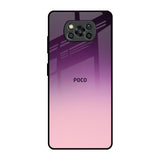 Purple Gradient Poco X3 Pro Glass Back Cover Online