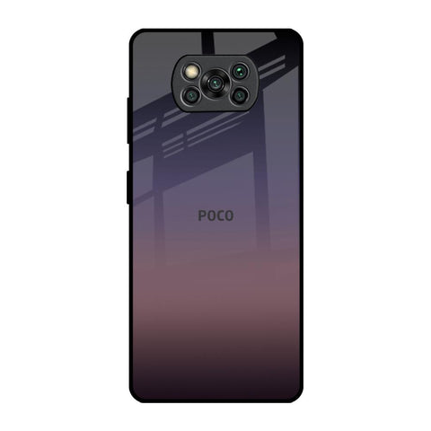Grey Ombre Poco X3 Pro Glass Back Cover Online
