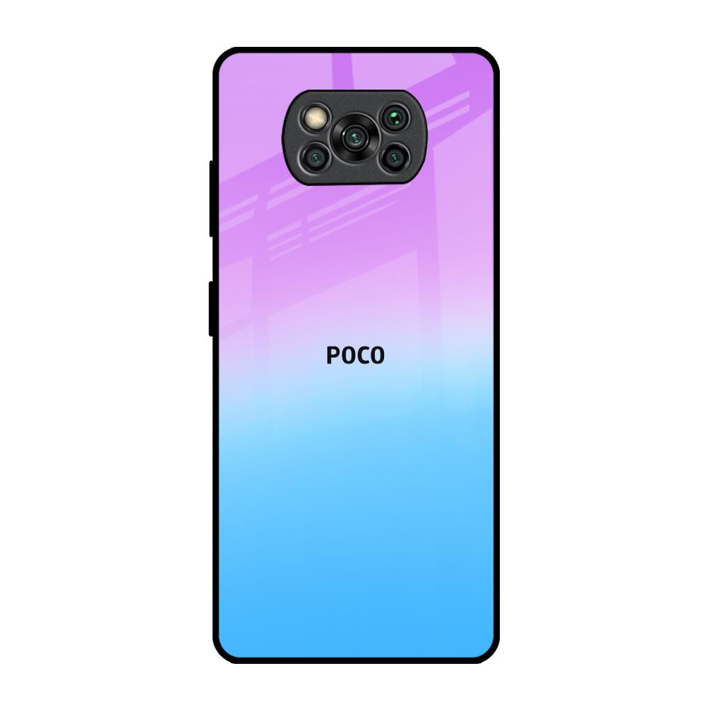 Unicorn Pattern Poco X3 Pro Glass Back Cover Online