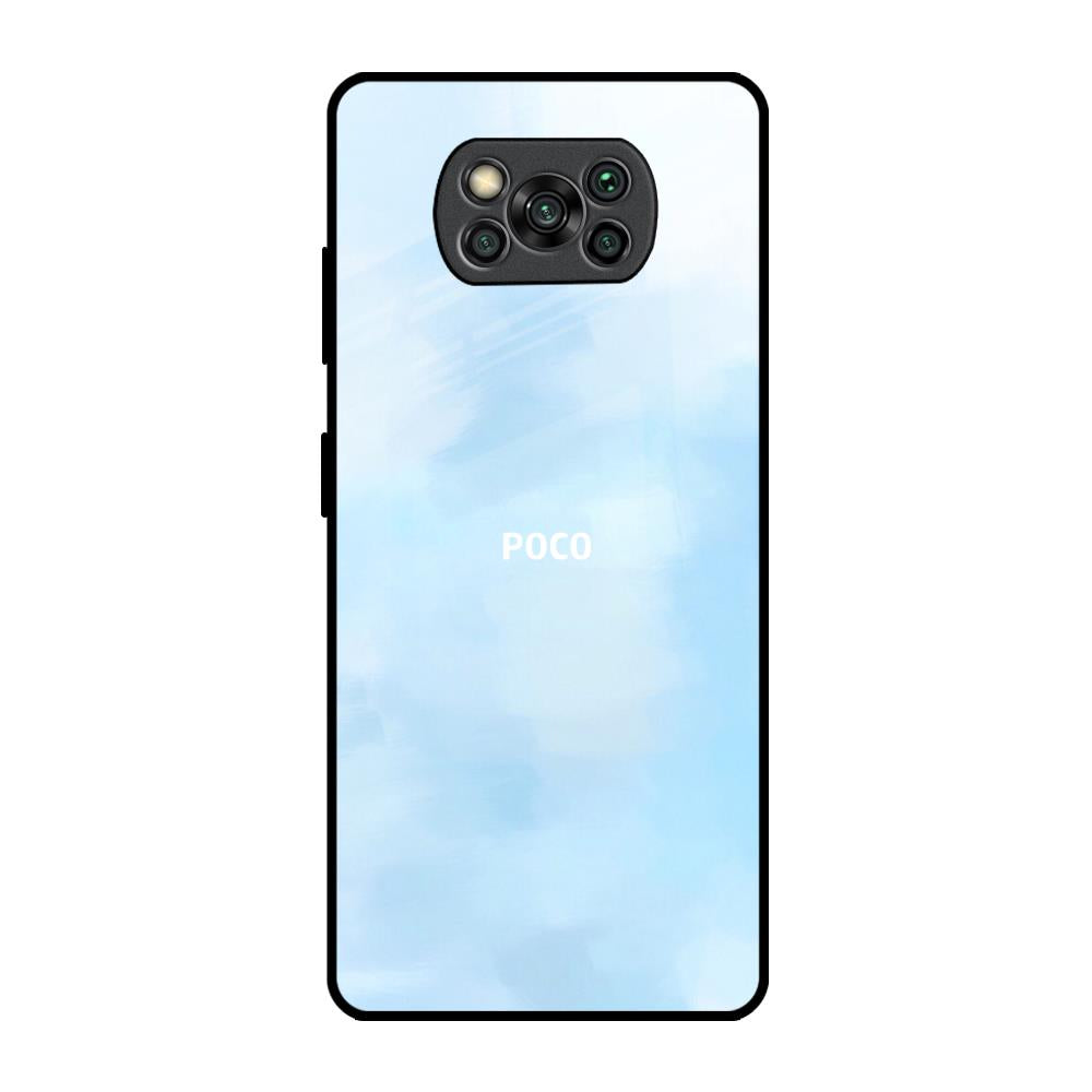 Bright Sky Poco X3 Pro Glass Back Cover Online