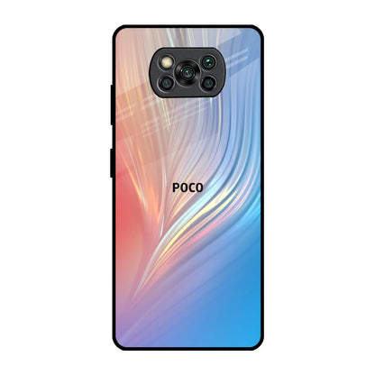Mystic Aurora Poco X3 Pro Glass Back Cover Online