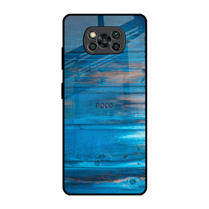 Patina Finish Poco X3 Pro Glass Back Cover Online