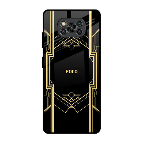 Sacred Logo Poco X3 Pro Glass Back Cover Online