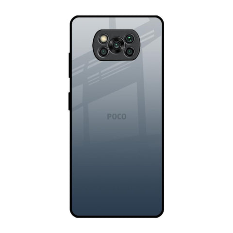 Smokey Grey Color Poco X3 Pro Glass Back Cover Online