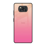 Pastel Pink Gradient Poco X3 Pro Glass Back Cover Online