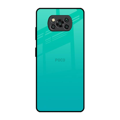 Cuba Blue Poco X3 Pro Glass Back Cover Online