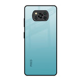 Arctic Blue Poco X3 Pro Glass Back Cover Online