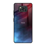 Smokey Watercolor Poco X3 Pro Glass Back Cover Online