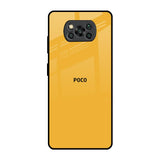 Fluorescent Yellow Poco X3 Pro Glass Back Cover Online