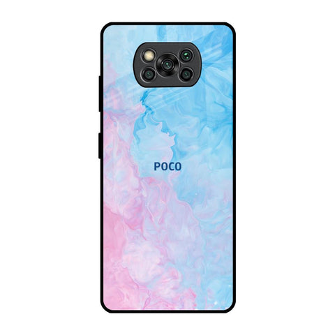 Mixed Watercolor Poco X3 Pro Glass Back Cover Online