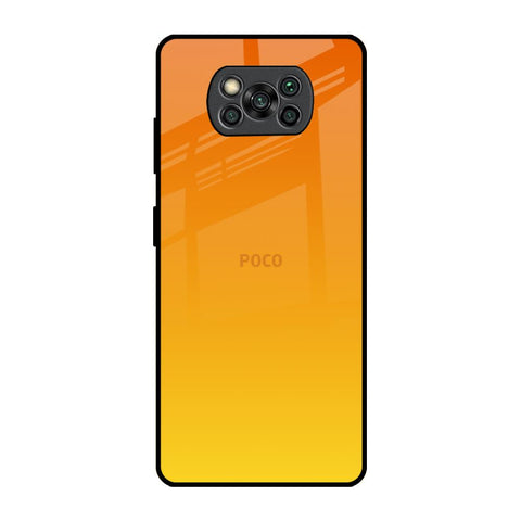 Sunset Poco X3 Pro Glass Back Cover Online