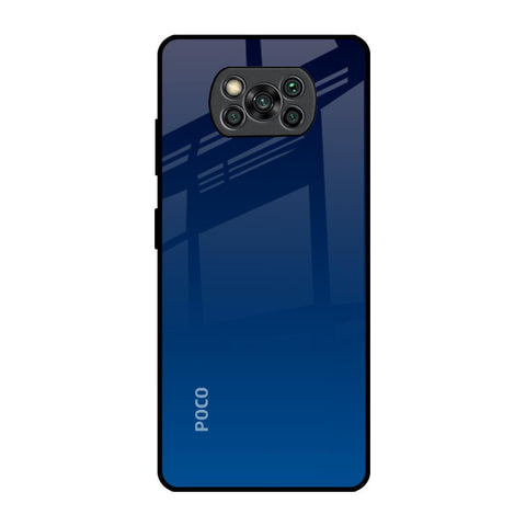 Very Blue Poco X3 Pro Glass Back Cover Online