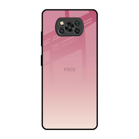 Blooming Pink Poco X3 Pro Glass Back Cover Online