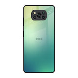 Dusty Green Poco X3 Pro Glass Back Cover Online