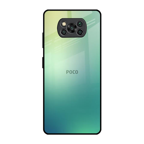Dusty Green Poco X3 Pro Glass Back Cover Online