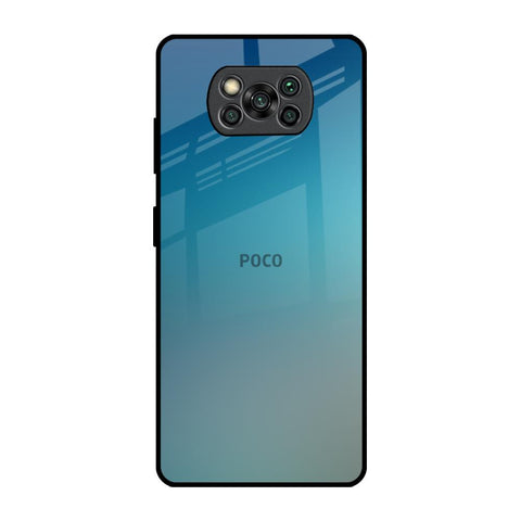 Sea Theme Gradient Poco X3 Pro Glass Back Cover Online