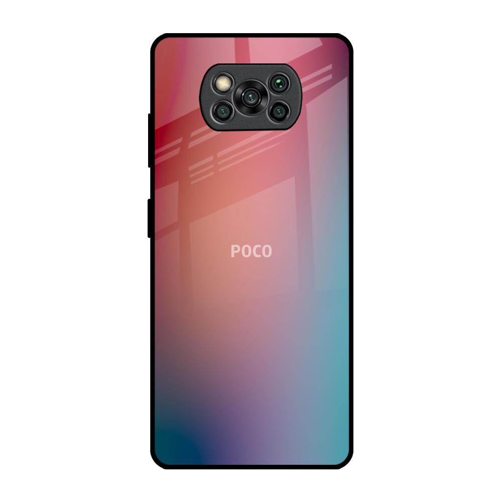 Dusty Multi Gradient Poco X3 Pro Glass Back Cover Online