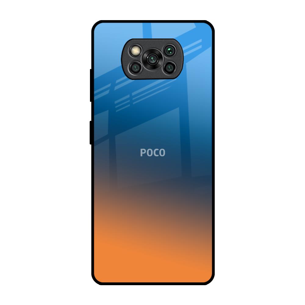 Sunset Of Ocean Poco X3 Pro Glass Back Cover Online