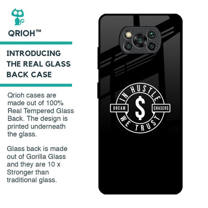 Dream Chasers Glass Case for Poco X3 Pro