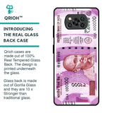 Stock Out Currency Glass Case for Poco X3 Pro