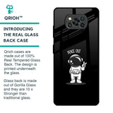 Peace Out Astro Glass Case for Poco X3 Pro