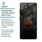 Lord Hanuman Animated Glass Case for Poco X3 Pro