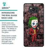 Joker Cartoon Glass Case for Poco X3 Pro