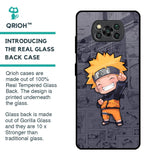 Orange Chubby Glass Case for Poco X3 Pro