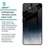 Black Aura Glass Case for Poco X3 Pro