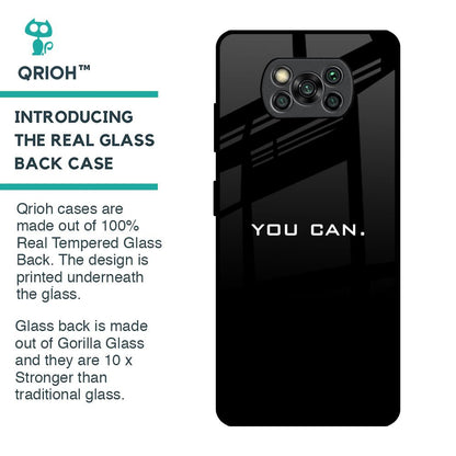 You Can Glass Case for Poco X3 Pro