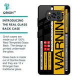 Aircraft Warning Glass Case for Poco X3 Pro