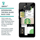 Coffee Latte Glass Case for Poco X3 Pro