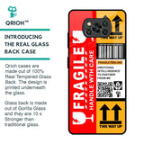 Handle With Care Glass Case for Poco X3 Pro