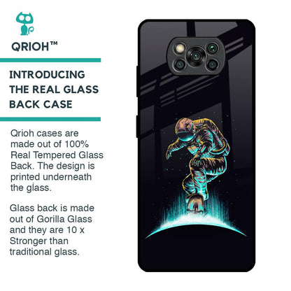 Star Ride Glass Case for Poco X3 Pro