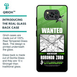 Zoro Wanted Glass Case for Poco X3 Pro