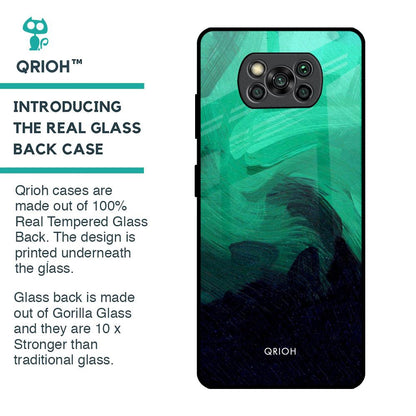 Scarlet Amber Glass Case for Poco X3 Pro
