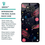 Galaxy In Dream Glass Case For Poco X3 Pro
