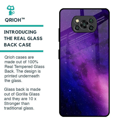 Stars Life Glass Case For Poco X3 Pro
