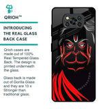 Lord Hanuman Glass Case For Poco X3 Pro