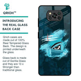 Power Of Trinetra Glass Case For Poco X3 Pro