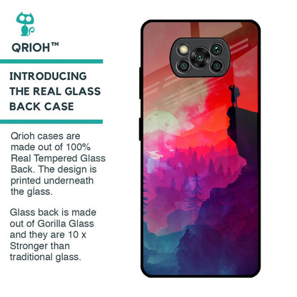 Dream So High Glass Case For Poco X3 Pro